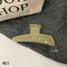 Load image into Gallery viewer, Mustard Green Hair Clip Mori Temperament Hair Clip Acrylic Plate Hair Hairpin Simple Hair Accessories
