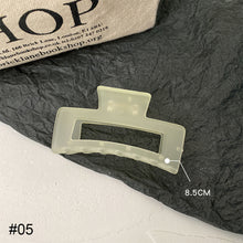 Load image into Gallery viewer, Mustard Green Hair Clip Mori Temperament Hair Clip Acrylic Plate Hair Hairpin Simple Hair Accessories
