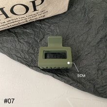 Load image into Gallery viewer, Mustard Green Hair Clip Mori Temperament Hair Clip Acrylic Plate Hair Hairpin Simple Hair Accessories
