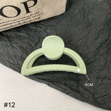 Load image into Gallery viewer, Mustard Green Hair Clip Mori Temperament Hair Clip Acrylic Plate Hair Hairpin Simple Hair Accessories

