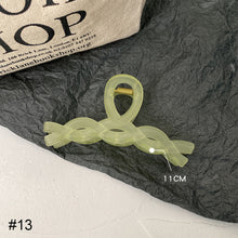 Load image into Gallery viewer, Mustard Green Hair Clip Mori Temperament Hair Clip Acrylic Plate Hair Hairpin Simple Hair Accessories
