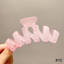 Load image into Gallery viewer, Candy Color Plate Hair Grab Clip Acrylic Hairpin Fashion Temperament Headdress Hair Clip Hair Accessories for Women
