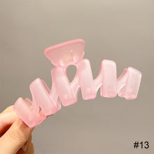 Load image into Gallery viewer, Candy Color Plate Hair Grab Clip Acrylic Hairpin Fashion Temperament Headdress Hair Clip Hair Accessories for Women
