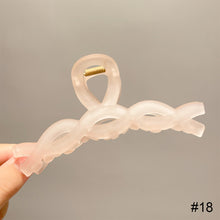 Load image into Gallery viewer, Candy Color Plate Hair Grab Clip Acrylic Hairpin Fashion Temperament Headdress Hair Clip Hair Accessories for Women
