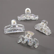 Load image into Gallery viewer, Women Laser Colorful Transparent Hair Clip Fashion All-match Simple Hair Clip Hairpin Hair Accessories
