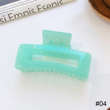 Load image into Gallery viewer, Green Hair Clip Hairpin Acrylic Simple Headgear Hair Clip Hairpin Temperament All-match Hair Accessories
