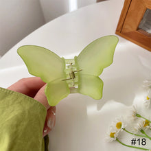 Load image into Gallery viewer, Green Hair Clip Hairpin Acrylic Simple Headgear Hair Clip Hairpin Temperament All-match Hair Accessories
