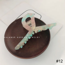 Load image into Gallery viewer, Acetate Grab Clip Hair Clip Mermaid Hair Grab Headdress Hair Clip Fashion All-match Hair Accessories
