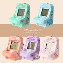 Load image into Gallery viewer, Mini Handheld Game Players Tetris Electronic Game Built-in 26 Games Tetris Video Game Handheld Game Keychain Kids Gifts

