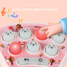 Load image into Gallery viewer, Fun Mini Gopher Handheld Game Players Children's Palm Hands-on Speed Game With Light Music Puzzle Kids Holiday Toy Gift
