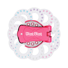 Load image into Gallery viewer, 180 Gems Kit Shining Diamond Hair Decoration Stapler Machine Girls Hair Makeup Play Rhinestone Ornament Machine Jewel Toy
