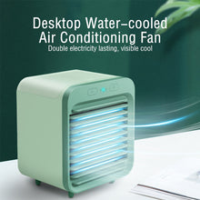 Load image into Gallery viewer, Mini Air Conditioner Air Cooler Fan USB Chargeable Portable Air Conditioner 3 Gear Air Cooling Fan Office Desktop Fan
