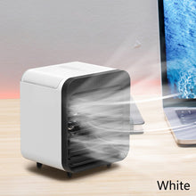 Load image into Gallery viewer, Mini Air Conditioner Air Cooler Fan USB Chargeable Portable Air Conditioner 3 Gear Air Cooling Fan Office Desktop Fan
