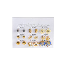 Load image into Gallery viewer, Creative Simple Stud Earrings Set Cute Elephant Pearl Earrings Fashion Temperament Earrings Jewelry Accessories
