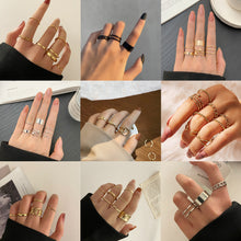 Load image into Gallery viewer, Personalized Simple Ring Set Creative Joint Ring Stacking Ring Temperament Jewelry Accessories Gift
