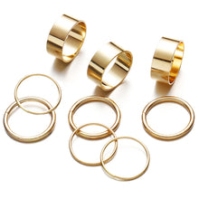 Load image into Gallery viewer, Personalized Simple Ring Set Creative Joint Ring Stacking Ring Temperament Jewelry Accessories Gift
