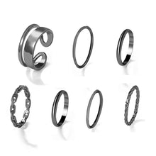 Load image into Gallery viewer, Personalized Simple Ring Set Creative Joint Ring Stacking Ring Temperament Jewelry Accessories Gift
