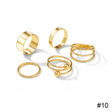 Load image into Gallery viewer, Personalized Simple Ring Set Creative Joint Ring Stacking Ring Temperament Jewelry Accessories Gift
