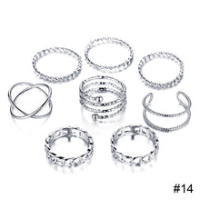 Load image into Gallery viewer, Personalized Simple Ring Set Creative Joint Ring Stacking Ring Temperament Jewelry Accessories Gift
