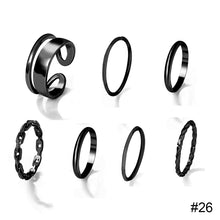 Load image into Gallery viewer, Personalized Simple Ring Set Creative Joint Ring Stacking Ring Temperament Jewelry Accessories Gift

