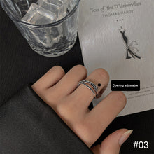Load image into Gallery viewer, Personalized Retro Niche Open Ring Adjustable Ring Fashion Simple Ring Jewelry Accessories for Men Women
