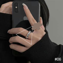 Load image into Gallery viewer, Personalized Niche Design Ring Irregular Opening Adjustable Ring Plain Circle Texture Ring Jewelry Accessories
