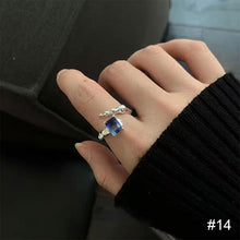 Load image into Gallery viewer, Personalized Niche Design Ring Irregular Opening Adjustable Ring Plain Circle Texture Ring Jewelry Accessories
