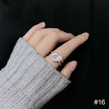 Load image into Gallery viewer, Personalized Niche Design Ring Irregular Opening Adjustable Ring Plain Circle Texture Ring Jewelry Accessories
