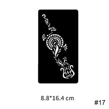 Load image into Gallery viewer, Three-layer Hollow Adhesive Tattoo Inkjet Template Decal Temporary Body Art Tattoo Template Sticker for Women Men
