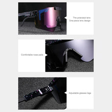 Load image into Gallery viewer, Large Frame Colorful Polarized Sunglasses Sports Sunglasses Outdoor UV Protection Sunglasses Cycling Sunglasses

