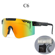 Load image into Gallery viewer, Large Frame Colorful Polarized Sunglasses Sports Sunglasses Outdoor UV Protection Sunglasses Cycling Sunglasses
