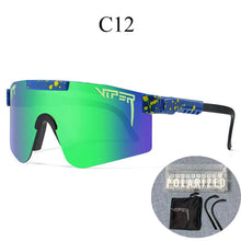 Load image into Gallery viewer, Large Frame Colorful Polarized Sunglasses Sports Sunglasses Outdoor UV Protection Sunglasses Cycling Sunglasses

