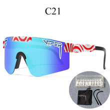 Load image into Gallery viewer, Large Frame Colorful Polarized Sunglasses Sports Sunglasses Outdoor UV Protection Sunglasses Cycling Sunglasses
