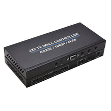 Load image into Gallery viewer, HD 4 Channel TV Stitching Box Video Wall Controller 1x3 1x2 1x4 2x1 3x1 4x1 2x2 Video Wall Processor TV Splicing Box Converter
