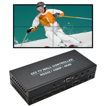 Load image into Gallery viewer, HD 4 Channel TV Stitching Box Video Wall Controller 1x3 1x2 1x4 2x1 3x1 4x1 2x2 Video Wall Processor TV Splicing Box Converter
