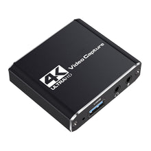 Load image into Gallery viewer, 4K Video Capture Card USB 3.0 USB2.0 HDMI-compatible Grabber Recorder for PS4 Game DVD Camcorder Camera Recording Live Streaming
