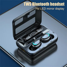 Load image into Gallery viewer, R12 Earphones Charging Box Wireless Headphone Stereo Sports Bluetooth-compatible Waterproof Earbuds Headsets With Microphone
