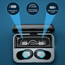 Load image into Gallery viewer, R12 Earphones Charging Box Wireless Headphone Stereo Sports Bluetooth-compatible Waterproof Earbuds Headsets With Microphone
