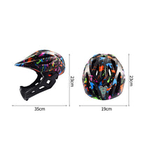 Load image into Gallery viewer, Full Face Detachable Multi-purpose Helmet Racing Bike Helmet Adjustable Kids Cycling Helmet MTB Road Mountain Bicycle Helmet
