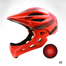 Load image into Gallery viewer, Full Face Detachable Multi-purpose Helmet Racing Bike Helmet Adjustable Kids Cycling Helmet MTB Road Mountain Bicycle Helmet
