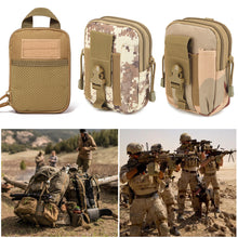 Load image into Gallery viewer, Tactical Molle Pouch Belt Waist Pack Bag Men Small Pocket Military Waist Pack Running Pouch Travel Camping Bags
