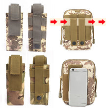 Load image into Gallery viewer, Tactical Molle Pouch Belt Waist Pack Bag Men Small Pocket Military Waist Pack Running Pouch Travel Camping Bags
