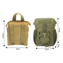 Load image into Gallery viewer, Outdoor Medical First Aid Kit Camping Survival Pouch Military EDC Tactical Bag Waist Belt Pack Hunting Vest Emergency Tools Pack
