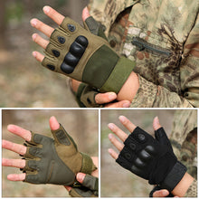 Load image into Gallery viewer, Outdoor Military Tactical Gloves Half Finger Men's Gloves Sports Shooting Hunting Airsoft Motorcycle Cycling Gloves
