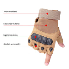 Load image into Gallery viewer, Outdoor Military Tactical Gloves Half Finger Men's Gloves Sports Shooting Hunting Airsoft Motorcycle Cycling Gloves

