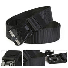 Load image into Gallery viewer, Tactical Belt Quick Release Magnetic Buckle Military Belt Soft Real Nylon Sports Accessories Belt For Men And Women
