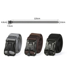 Load image into Gallery viewer, Tactical Belt Quick Release Magnetic Buckle Military Belt Soft Real Nylon Sports Accessories Belt For Men And Women
