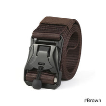 Load image into Gallery viewer, Tactical Belt Quick Release Magnetic Buckle Military Belt Soft Real Nylon Sports Accessories Belt For Men And Women
