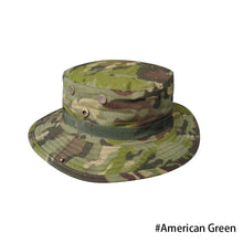 Load image into Gallery viewer, Men Hunting Hiking Outdoor Camo Sun Caps Camouflage Hat Tactical US Army Bucket Hats Military Panama Summer Cap
