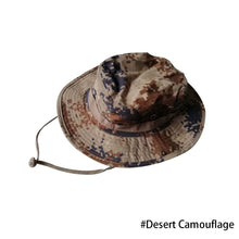 Load image into Gallery viewer, Men Hunting Hiking Outdoor Camo Sun Caps Camouflage Hat Tactical US Army Bucket Hats Military Panama Summer Cap
